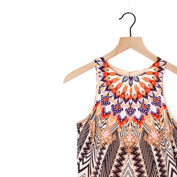 ANTHROPOLOGIE HD IN PARIS solstice silk maxi dress - Picture 6 of 7